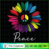 Sunflower Rainbow Peace Sign Hippie SVG, Hippie SVG, Love Peace SVG 3 25 copy 49