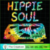 Hippie Tie Dye Van Hippie SVG, Hippie SVG, Love Peace SVG