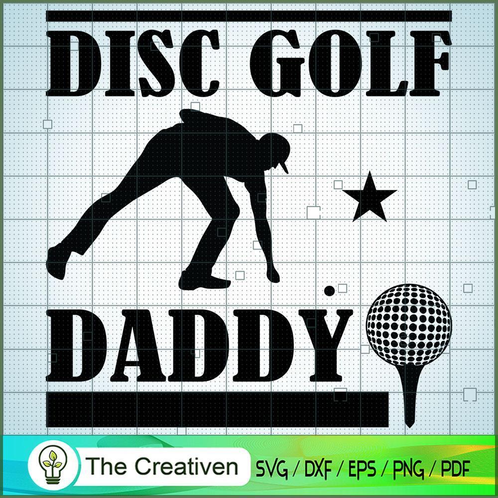 Retro Vintage Daddy Disc Gol SVG Cut File for Cricut 1 Retro Vintage Daddy Disc Gol SVG Cut File for Cricut