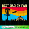 Retro Dad Disc Golf Vintage Daddy SVG Cut File for Cricut & Silhouette