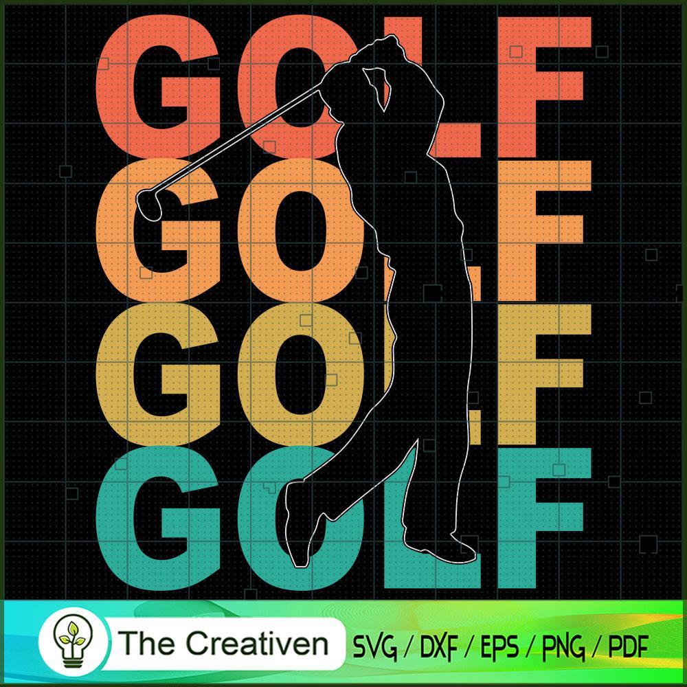 Retro Vintage Golfing SVG Cut File for Cricut & Silhouette 1 Retro Vintage Golfing SVG Cut File for Cricut & Silhouette