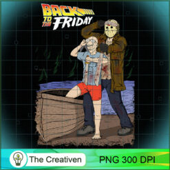 Back To The Friday Killer PNG, Halloween PNG, Horror PNG