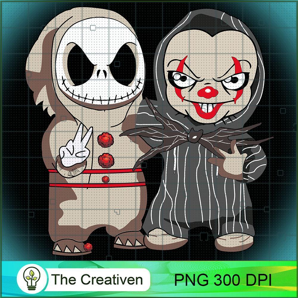 Jack Skellington And Pennywise PNG, Halloween PNG, Horror PNG 1 Jack Skellington And Pennywise PNG, Halloween PNG, Horror PNG