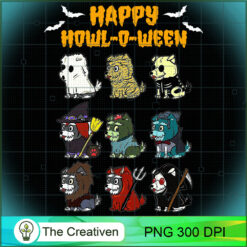 Happy Howl-o-ween Dog PNG, Dog PNG, Halloween PNG, Horror PNG