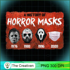 A History Of Horror Masks PNG, Halloween PNG, Horror PNG