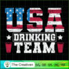 USA Drinking Team 4th of Jul SVG Cut File for Cricut
