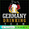 GERMANY DRINKING TEAM SVG Cut File for Cricut & Silhouette