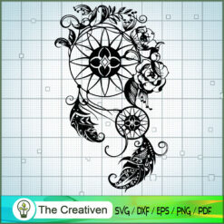 Dreamcatcher Silhouette SVG Cut File for Cricut & Silh Design 18505