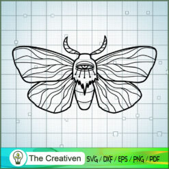 Mystical Boho Butterfly SVG Cut File for Cricut & Silhouette