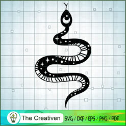 Celestial Mystic Snake Bundle SVG Cut File for Cricut & Silhouette