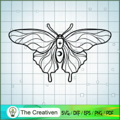 Mystical Butterfly Design fo SVG Cut File for Cricut