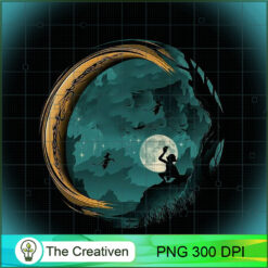 Lord Of The Rings Witch Moon PNG, Halloween PNG, Horror PNG