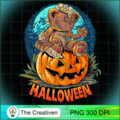 Devil Teddy Bear Pumpkin Halloween PNG Clipart – Transparent Download