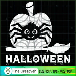 Spooly Pumpkin Halloween SVG, Spooly SVG, Halloween SVG