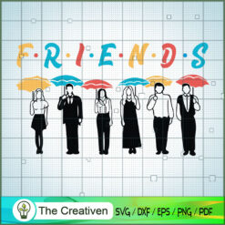 Friends Halloween SVG Cut File for Cricut & Silhouette Design 18155