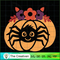 Pumpkin Spooky Halloween  SVG, Pumpkin Spooky SVG, Halloween SVG