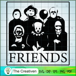 Friends Halloween IT SVG, Friends SVG, Halloween SVG