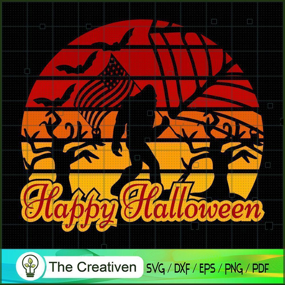 Happy Halloween Bigfoot SVG, Bigfoot SVG, Halloween SVG 1 Happy Halloween Bigfoot SVG, Bigfoot SVG, Halloween SVG