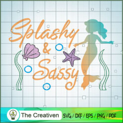 Splashy and Sassy SVG Cut File for Cricut & Silhouette