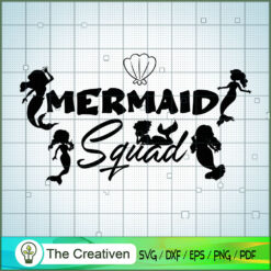 Mermaid Squad SVG Cut File for Cricut & Silhouette