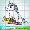 Cute School Unicorn Boy SVG, Unicorn SVG, Trending SVG