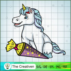 Cute School Unicorn Boy SVG, Unicorn SVG, Trending SVG