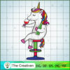 Cute Unicorn Drinking Wine SVG Cut File for Cricut & S Design 17799 3 3 copy 57