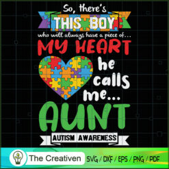 Aunt and Niece Autism Piece  SVG Cut File for Cricut