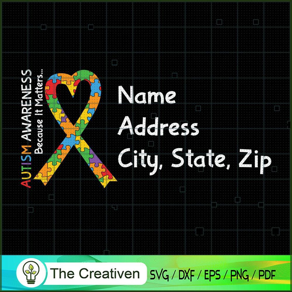 Autism Awareness Name Card SVG, Autism Awareness SVG, Puzzle Piece SVG 1 Autism Awareness Name Card SVG, Autism Awareness SVG, Puzzle Piece SVG