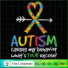 Autism Causes My Behavior SVG, Autism Awareness SVG, Puzzle Piece SVG 3 38 copy 32