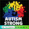 Autism Love Advocate Educate SVG Cut File for Cricut