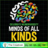 Autism Neurodiversity Minds  SVG Cut File for Cricut