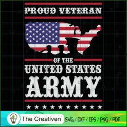 Proud Veteran of the US Army SVG Cut File for Cricut & Design 17367