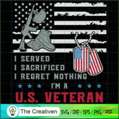 American Veteran Boots and G SVG Cut File for Cricut