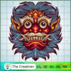 Red Satan Mask Mascot Clipart SVG, Red Satan SVG, Halloween SVG 3 25 copy 40