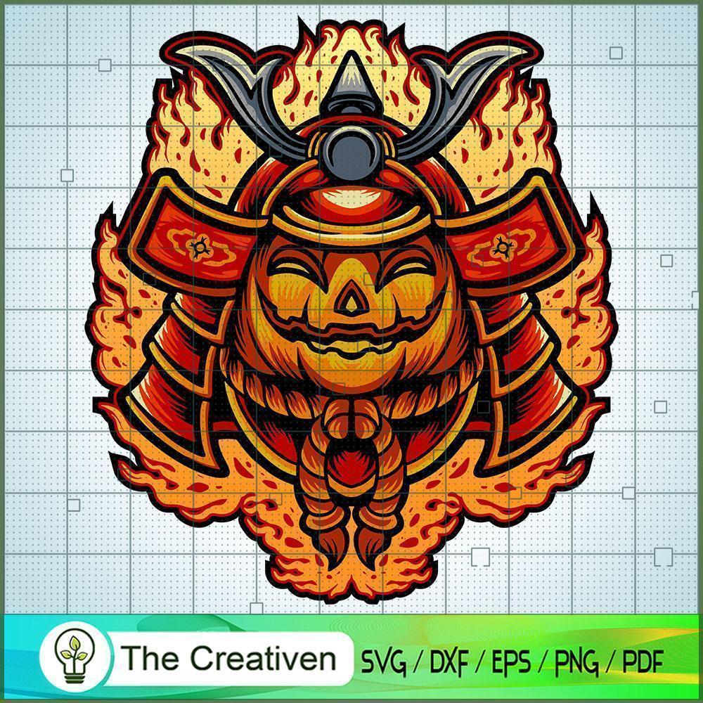 Halloween Pumpkins Japanese Samurai SVG, Pumpkins SVG, Halloween SVG 1 Halloween Pumpkins Japanese Samurai SVG, Pumpkins SVG, Halloween SVG
