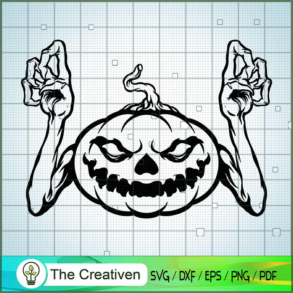 Halloween Jack O Lantern Pumpkin Monster SVG, Skull SVG, Halloween SVG 1 Halloween Jack O Lantern Pumpkin Monster SVG, Skull SVG, Halloween SVG