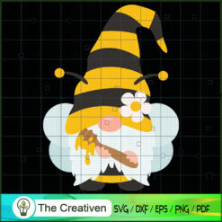 Bumble Bee Gnomes Svg, Gnomes Honey PNG, Gnomes SVG