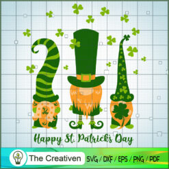 St. Patricks Gnomes SVG, Cutting Files, Gnomes SVG