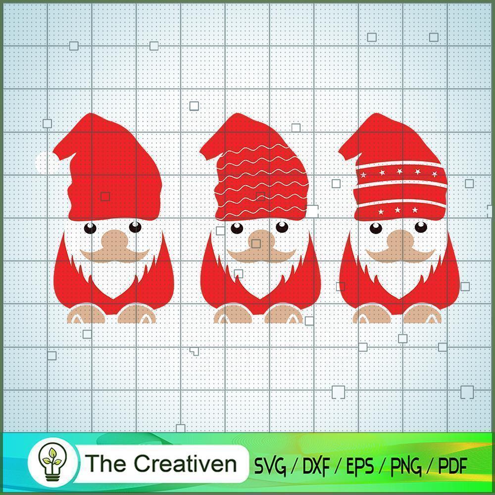 Christmas Gnomes SVG Cut File for Cricut & Silhouette Design 17111 1 Christmas Gnomes SVG Cut File for Cricut & Silhouette Design 17111