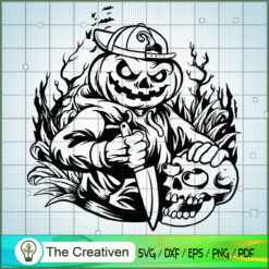 Halloween Nightmare Pumpkin Terror SVG, Pumpkin SVG, Halloween SVG