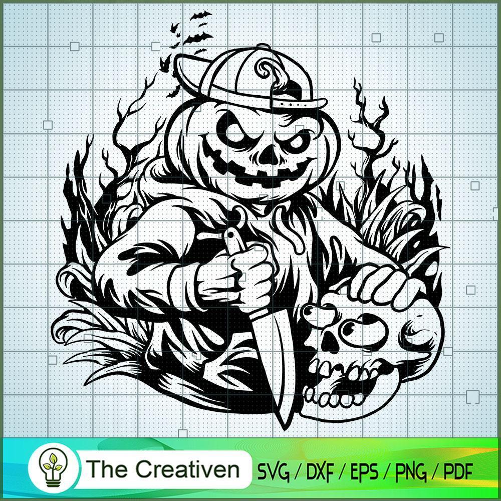 Halloween Nightmare Pumpkin Terror SVG, Pumpkin SVG, Halloween SVG 1 Halloween Nightmare Pumpkin Terror SVG, Pumpkin SVG, Halloween SVG