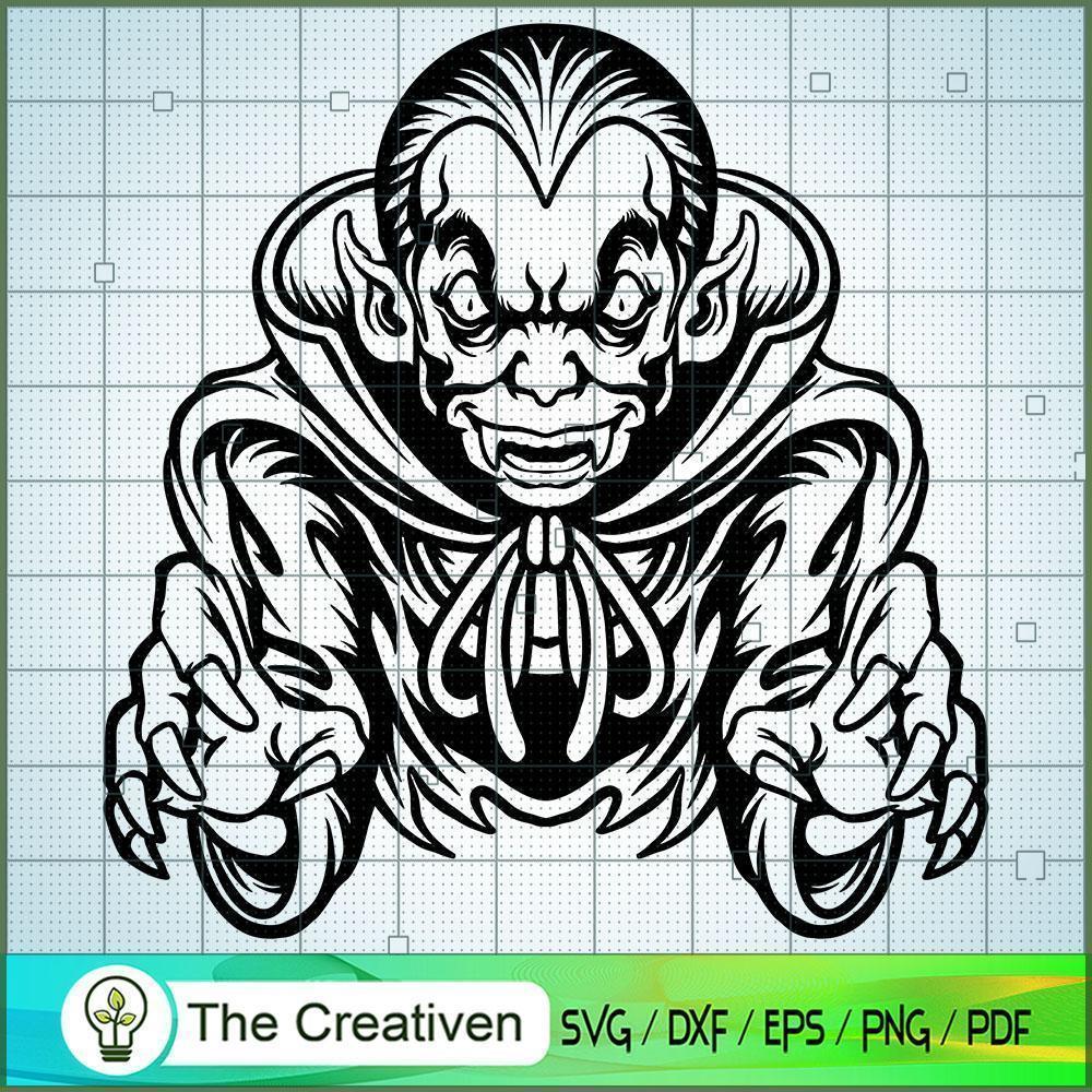Halloween Dracula Monster Ch SVG Cut File for Cricut 1 Halloween Dracula Monster Ch SVG Cut File for Cricut