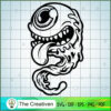 Halloween Character One Eye Monster SVG, Monster SVG, Halloween SVG