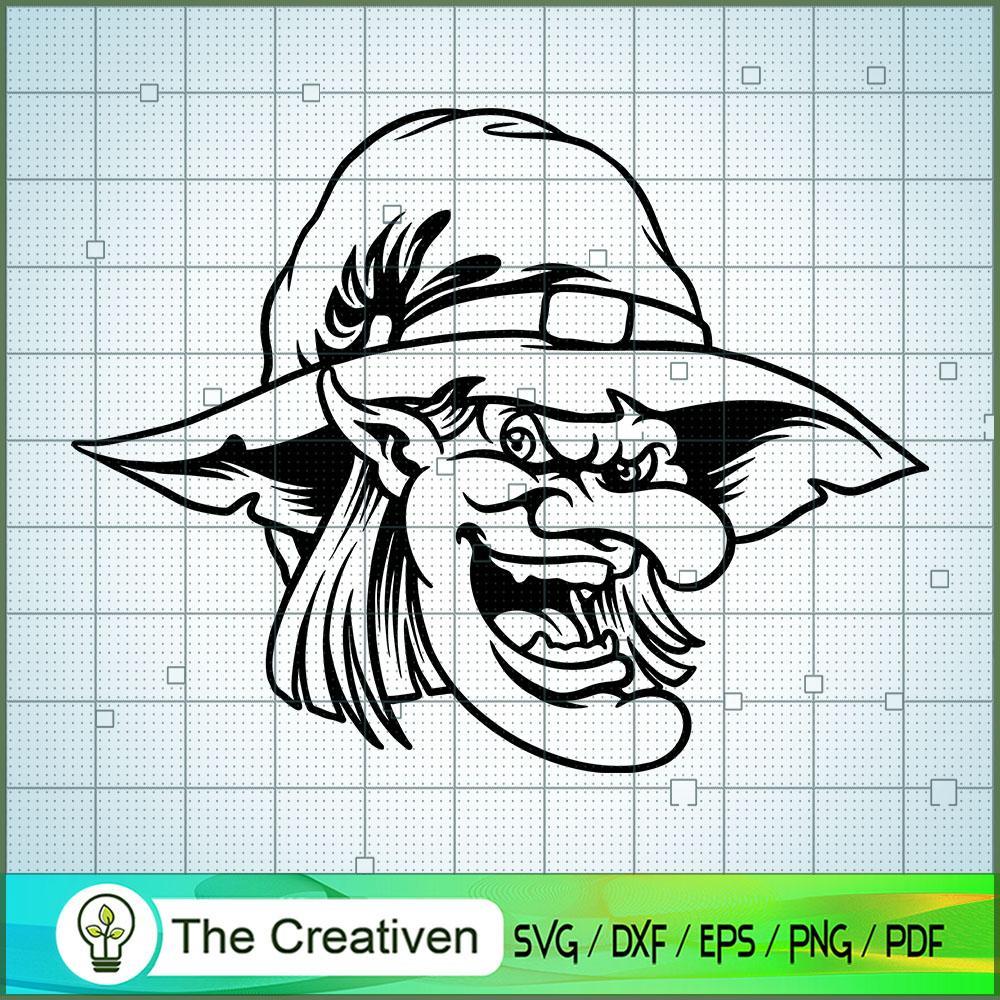 Halloween Character Old Lady Witch Head SVG, Witch SVG, Halloween SVG 1 Halloween Character Old Lady Witch Head SVG, Witch SVG, Halloween SVG