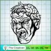 Halloween Character Scary Zombie Head SVG, Zombie SVG, Halloween SVG 2 39 copy 28