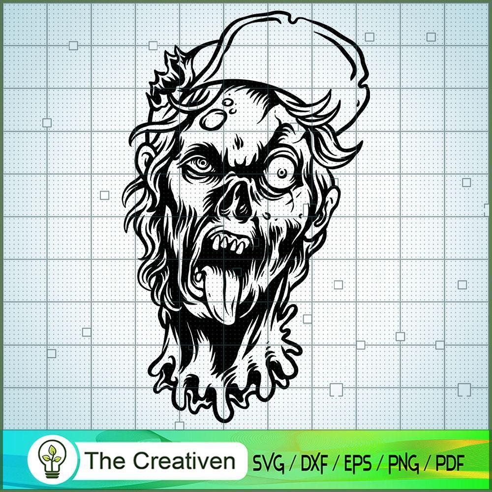 Halloween Scary Teenager Zombie SVG, Zombie SVG, Halloween SVG 1 Halloween Scary Teenager Zombie SVG, Zombie SVG, Halloween SVG