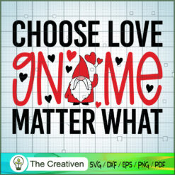 Valentine Gnomes SVG, Heart SVG, Gnomes SVG