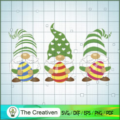 Three Gnomes SVG, Easter Eggs SVG, Gnomes SVG