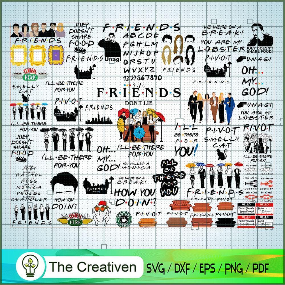 Friends TV Show SVG Bundle 75+, Friends Font, Friends Quote Clipart 1 Friends TV Show SVG Bundle 75+, Friends Font, Friends Quote Clipart